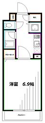 エスコート西荻窪 1Kの間取図画像