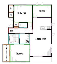 SOLEADO 2SLDKの間取図画像