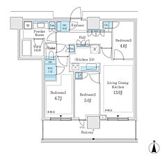物件の間取り