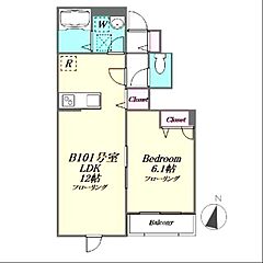 物件の間取り