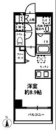 T'sgarden高円寺 ワンルームの間取図画像