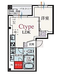 練馬区関町北5丁目マンション 1LDKの間取図画像