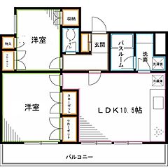 物件の間取り