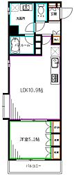 ウィライブ荻窪 1LDKの間取図画像