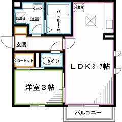 物件の間取り