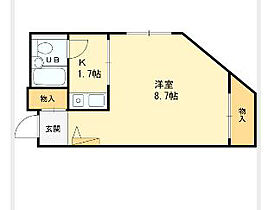 ラピュタ日之出町  ｜ 大阪府寝屋川市日之出町（賃貸マンション1K・2階・26.00㎡） その2