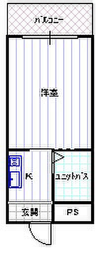 グリーン32 ｜大阪府寝屋川市緑町(賃貸マンション1K・2階・20.00㎡)の写真 その2