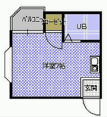 メゾンクリエイト香里園 ｜大阪府寝屋川市美井元町(賃貸マンション1R・3階・16.00㎡)の写真 その2