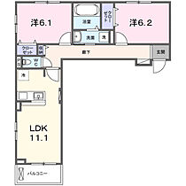 大阪府寝屋川市東神田町（賃貸アパート2LDK・3階・58.24㎡） その2