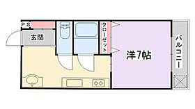 シャルル四条畷駅前  ｜ 大阪府大東市錦町（賃貸マンション1K・2階・28.00㎡） その2