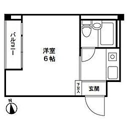 グレース 1Kの間取図画像