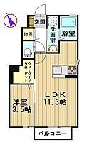 グランディ樋の口 101 ｜ 青森県弘前市大字樋の口1丁目（賃貸アパート1LDK・1階・37.77㎡） その2