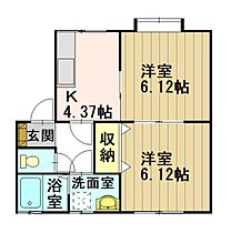 コレクション 205 ｜ 青森県弘前市大字松原東5丁目（賃貸アパート2K・2階・39.13㎡） その2