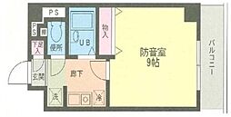 メゾンフェリーチェ 1Kの間取図画像
