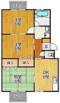 モンブランハイツ 2-1 ｜ 佐賀県神埼市千代田町姉（賃貸アパート3DK・2階・53.90㎡） その2