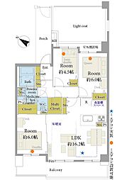 間取図画像 3LDK