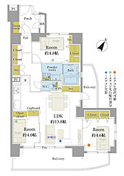間取図画像 3LDK