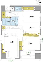 間取図画像 3LDK