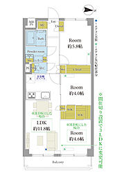 間取図画像 3LDK
