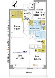 月島ホームズ 2SLDKの間取図画像