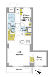 ライオンズマンション北品川第2 1SLDKの間取図画像