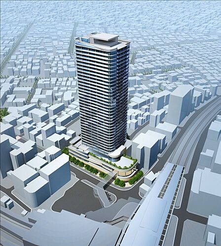 登戸駅前地区第一種市街地再開発事業(イメージ図)