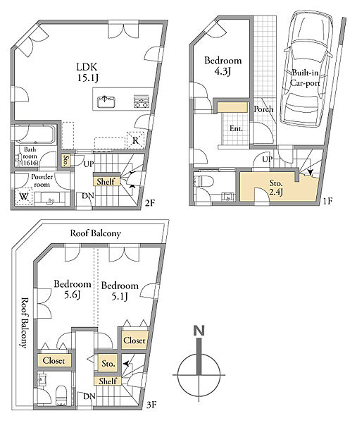 間取りを拡大表示