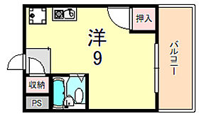 兵庫県明石市朝霧東町２丁目（賃貸マンション1R・3階・19.34㎡） その2