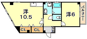 兵庫県神戸市垂水区星が丘１丁目（賃貸マンション1LDK・3階・41.00㎡） その2