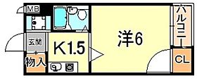 兵庫県神戸市垂水区五色山３丁目（賃貸マンション1K・3階・18.43㎡） その2