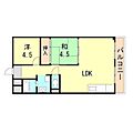 皐月マンション1階4.3万円