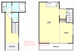 JR東海道・山陽本線 垂水駅 徒歩10分の賃貸アパート 1階1LDKの間取り