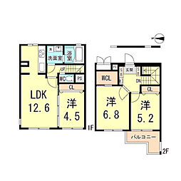 間取図画像 3LDK