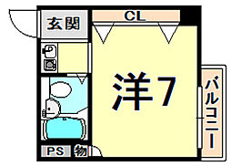 阪急今津線 門戸厄神駅 徒歩7分 1階/-