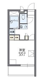 神戸高速東西線 新開地駅 徒歩7分の賃貸アパート 3階1Kの間取り