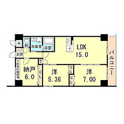間取図画像 2SLDK