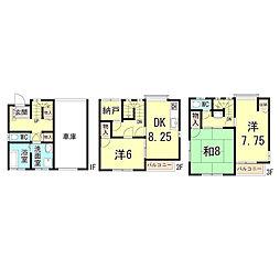 阪急伊丹線 伊丹駅 バス7分 玉田団地下車 徒歩4分
