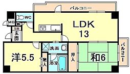 阪神本線 西宮駅 徒歩13分 6階/-