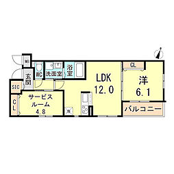 間取図画像 1SLDK