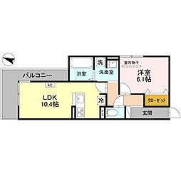 間取図画像 1LDK