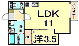 阪神本線 大物駅 徒歩2分 3階/-