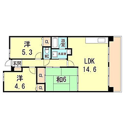 アプリーレ垂水 3LDKの間取図画像