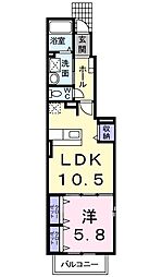 ライブハウス 1LDKの間取図画像