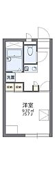 レオパレスBIANCO 1Kの間取図画像