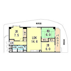 物件の間取り