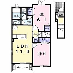 神戸市西神・山手線 西神南駅 バス12分 赤羽神社南下車 徒歩6分 2階/-