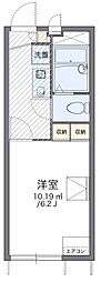 レオパレス五色山 1Kの間取図画像