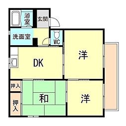 M'sステーションプラザ 3DKの間取図画像