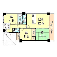 物件の間取り