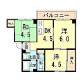 神陵台厚生年金住宅4号棟3階4.2万円